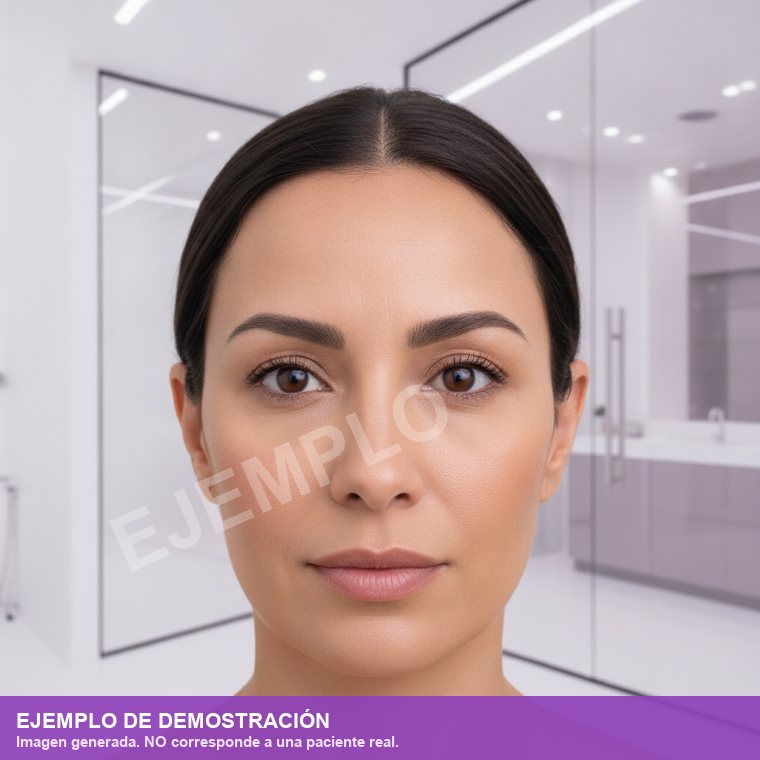 Después del tratamiento — ejemplo de demostración